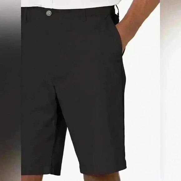 Dockers Men's Backswing Shorts Black Flat Front D4 Relaxed Fit Golf Comfort 38 - Picture 3 of 9